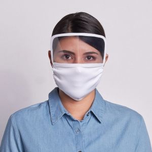 CARETA CON CUBREBOCAS personalizada